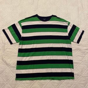 Vintage Striped Foot Action‎ shirt XXL